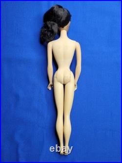 Vintage Barbie Number 3 Brunette Ponytail Rare Blue Eyeshadow Number Three