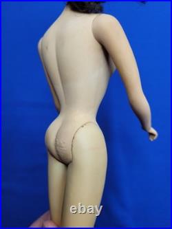 Vintage Barbie Number 3 Brunette Ponytail Rare Blue Eyeshadow Number Three