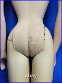 Vintage Barbie Number 3 Brunette Ponytail Rare Blue Eyeshadow Number Three