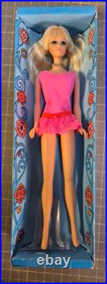 Vintage Barbie P. J. Twist N Turn TNT Doll with Swimsuit Sunglasses Box Stand