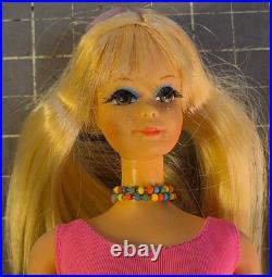 Vintage Barbie P. J. Twist N Turn TNT Doll with Swimsuit Sunglasses Box Stand