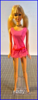 Vintage Barbie P. J. Twist N Turn TNT Doll with Swimsuit Sunglasses Box Stand