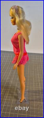 Vintage Barbie P. J. Twist N Turn TNT Doll with Swimsuit Sunglasses Box Stand