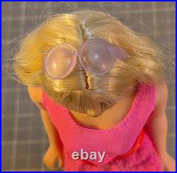 Vintage Barbie P. J. Twist N Turn TNT Doll with Swimsuit Sunglasses Box Stand