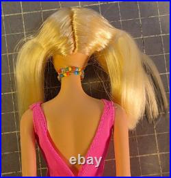 Vintage Barbie P. J. Twist N Turn TNT Doll with Swimsuit Sunglasses Box Stand