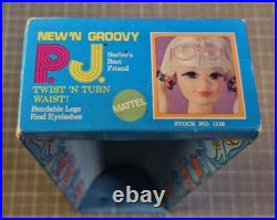 Vintage Barbie P. J. Twist N Turn TNT Doll with Swimsuit Sunglasses Box Stand
