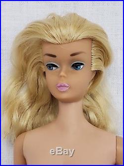 Vintage Barbie Platinum Blond Ponytail Swirl Japan Doll