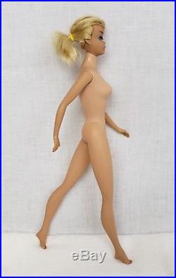 Vintage Barbie Platinum Blond Ponytail Swirl Japan Doll