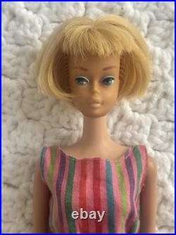Vintage Barbie Platinum Blonde American Girl Doll Stunning Vintage Barbie Platinum Blonde American Girl Doll Stunning