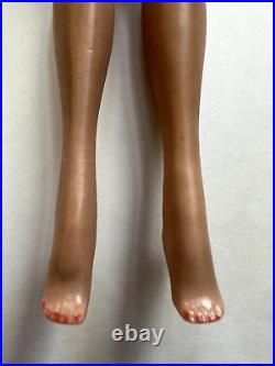Vintage Barbie Platinum Blonde SWIRL PONYTAIL Doll with Red Swimsuit, GORGEOUS