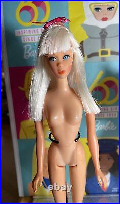 Vintage Barbie Platinum Blonde TNT Doll Circa 1966, WithExtra Outfit #1458EUC