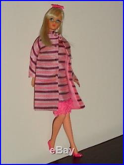Vintage Barbie Platinum TNT Twist N Turn Japan withDancing Stripes Heels Exc. Cond