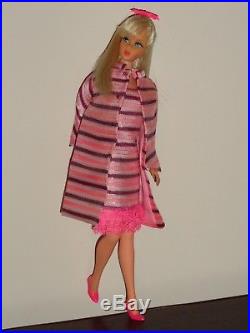 Vintage Barbie Platinum TNT Twist N Turn Japan withDancing Stripes Heels Exc. Cond