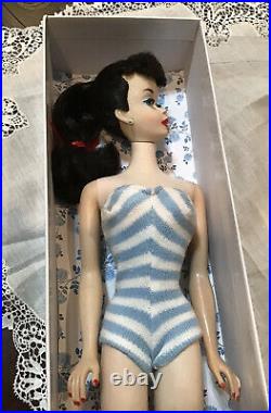 Vintage Barbie Ponytail #3 Gorgeous! Rare Blue Eyeliner, Creamy Body, Lovely
