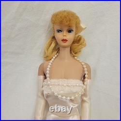 Vintage Barbie Ponytail #5 Blonde Doll 1960s Mattel