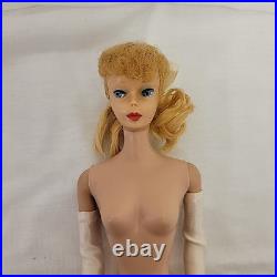 Vintage Barbie Ponytail #5 Blonde Doll 1960s Mattel