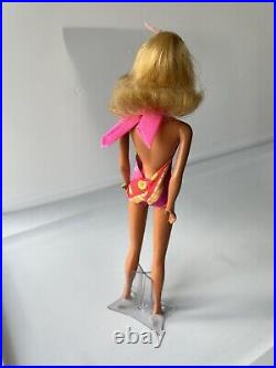 Vintage Barbie RARE JAPAN 1969 Twist n' Turn Barbie #1160 Mattel Swimsuit Marlo