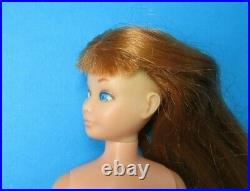 Vintage Barbie SKIPPER Doll Reissue Titian Red Hair Swimsuit Pink Skin Tone HTF