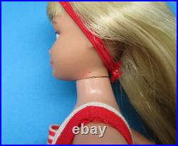 Vintage Barbie SKIPPER Straight Leg Doll #0950 Platinum Blonde Hair Early #3
