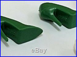 Vintage Barbie -SPIKE HEEL CLOSED TOE LOT OF 4 -White, Red, Green- Japan