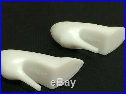 Vintage Barbie -SPIKE HEEL CLOSED TOE LOT OF 4 -White, Red, Green- Japan