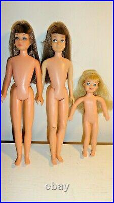 Vintage Barbie Sister Skipper Tutti Doll Lot Clothes Shoes Acces. Some Exc. Cond