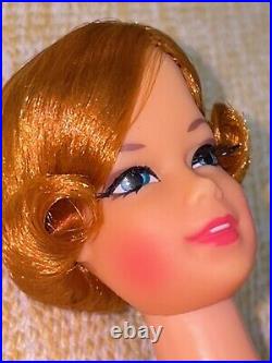 Vintage Barbie Stacey Red Head Titian Short Flip & Fun Shine Top Skirt Shoes