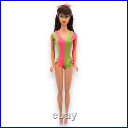 Vintage Barbie Standard Straight Leg SL 1967-1971 #1190 Dark Brown Mattel OSS