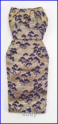Vintage Barbie Swirl Ponytail Doll Blonde In PAK Lame Dress & Navy Heels 1964
