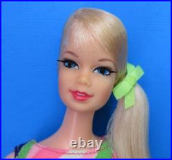 Vintage Barbie TALKING STACEY Doll #1125 Side Ponytail Blonde Hair SHE TALKS