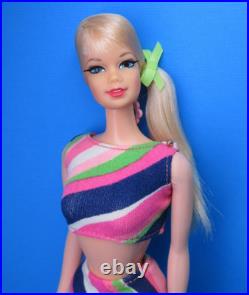 Vintage Barbie TALKING STACEY Doll #1125 Side Ponytail Blonde Hair SHE TALKS