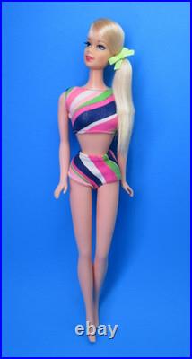 Vintage Barbie TALKING STACEY Doll #1125 Side Ponytail Blonde Hair SHE TALKS