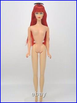 Vintage Barbie TNT OOAK Titian Auburn Red Hair Reroot Japan Mod Doll