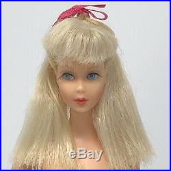 Vintage Barbie TNT Silver Platinum Blonde Hair Twist N Turn Japan