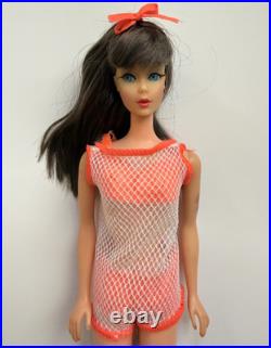 Vintage Barbie TNT Twist N Turn #1160 GoGo CoCo Dark Brunette Doll, BEAUTY
