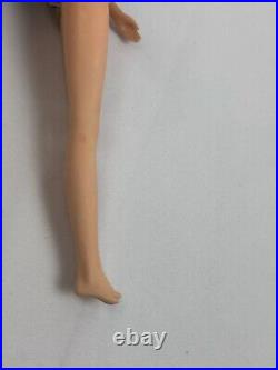 Vintage Barbie TWIGGY Doll #1185 TNT Bend Legs 1967 In Striped Swimsuit