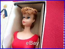 Vintage Barbie Titian Ponytail Mattel Japan Box Wrist Tag Box and Booklet! NRFB
