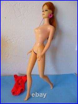 Vintage Barbie Titian Stacey doll TNT original Swimsuit and Mood Matchers #1792