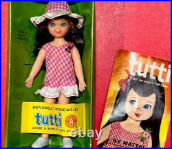 Vintage Barbie Tutti # 3550 Brownette In Original Box Mattel 1965 Japan