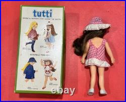 Vintage Barbie Tutti # 3550 Brownette In Original Box Mattel 1965 Japan