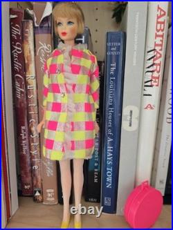 Vintage Barbie Twist'n Turn (1968) Japan, Mattel in Minty Sparkle Squares#1814