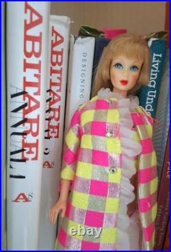 Vintage Barbie Twist'n Turn (1968) Japan, Mattel in Minty Sparkle Squares#1814