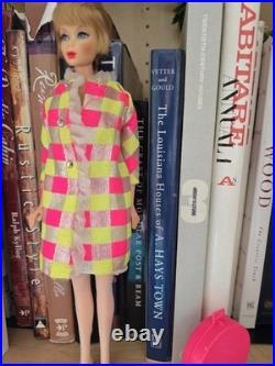 Vintage Barbie Twist'n Turn (1968) Japan, Mattel in Minty Sparkle Squares#1814
