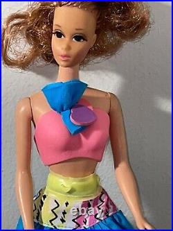 Vintage Barbie Walking Jamie- 1967 Japan on bottom, fingernails red No Box