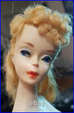 Vintage Barbie number 3 Ponytail TM Body Pale NO GREEN EAR Japan on foot