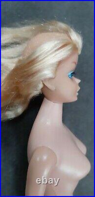 Vintage Barbie platinum blonde SWIRL Ponytail 1964/65 Pak Square Neck Sweater