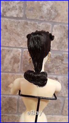 Vintage Barbie ponytail #3 brunette TM with horizontal japan box on foot RARE
