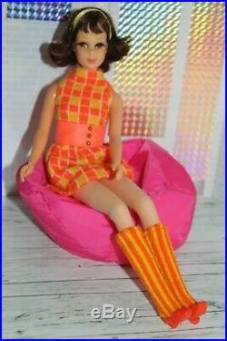 Vintage Barbie rare short Flip Francie 1969 / Japan & #1209 Mini Chex 1968 60er