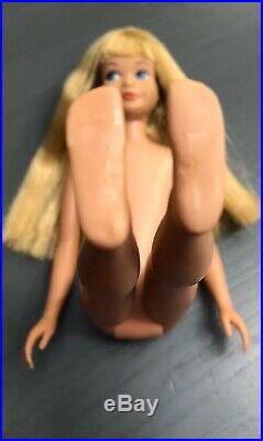 Vintage Beautiful Blonde Skipper #0950 In OSS New In Box Red JAPAN Shoes Mattel