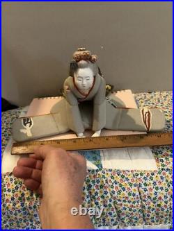 Vintage Beautiful Japanese Doll seated position Vintage Beautiful Japanese Doll seated position